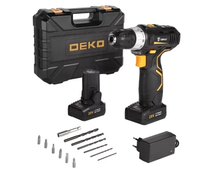 Дрель аккумуляторная в наборе DEKO GCD20DU3 SET3, 063-4142 купить в Нижневартовске