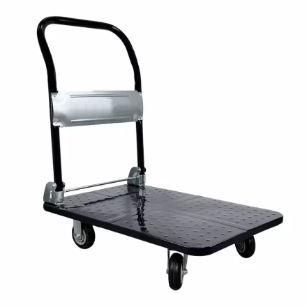 Тележка платформенная 950 кг TOR PH950 (1100х780) со складной ручкой (резиновые колеса 150 мм) 1024687 купить в Нижневартовске