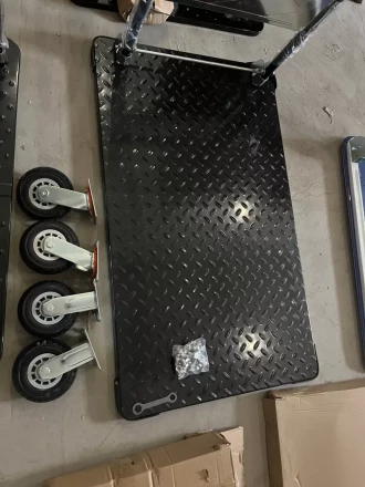 Тележка платформенная 950 кг TOR PH950 (1100х780) со складной ручкой (резиновые колеса 150 мм) 1024687 купить в Нижневартовске