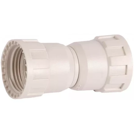 Соединитель ЗУБР "ШиреФит" "накидная гайка - накидная гайка", 20мм 51496-20 купить в Нижневартовске