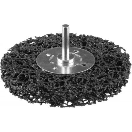 ЗУБР "ПРОФЕССИОНАЛ". Щетка дисковая для дрели, нейлоновая проволока с абразивным покрытием, с открытой агрессивной структурой, 100мм 35162-100_z01 купить в Нижневартовске