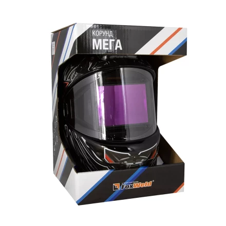 Маска сварщика Корунд МЕГА чёрная ф-р MEGA внеш. регулировка в коробке купить в Нижневартовске