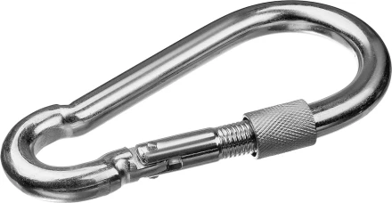 ЗУБР DIN 5299D, 4 мм, 1 шт, карабин с предохранительной гайкой (304556-04) купить в Нижневартовске