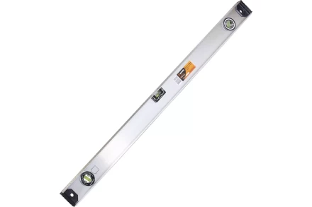 Уровень алюминиевый «Рельс» 1000мм 3 глазка фрезерованный Вихрь 900/73/11/4/16 купить в Нижневартовске