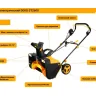 Снегоуборщик электрический ST2700R DEKO купить в Нижневартовске