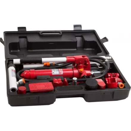 Набор ЗУБР "ЭКСПЕРТ" гидравлический, портативный для правки кузова, в пластиковом кейсе, 4т, 62МПа 43035-4 купить в Нижневартовске