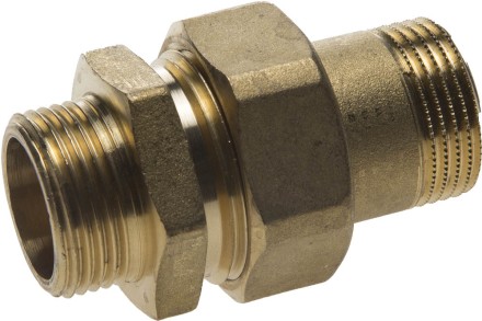 Соединитель GENERAL FITTINGS прямой с накидной гайкой, латунь, ш/ш, 3/4&quot; 51037-S/S-3/4 купить в Нижневартовске