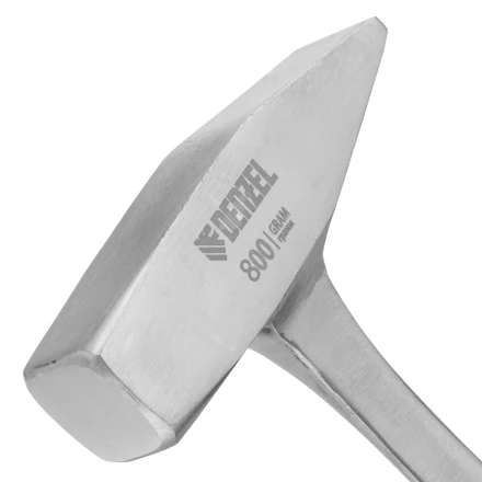 Молоток слесарный 800 г Denzel 10405, цельнометаллический, двухкомпонентная рукоятка купить в Нижневартовске