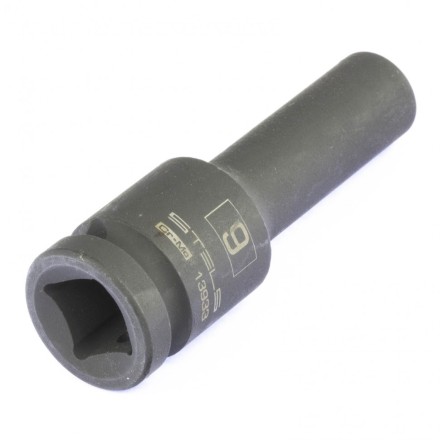 Головка ударная удлиненная шестигранная 9 мм 1/2&quot; CrMo  Stels 13933 купить в Нижневартовске