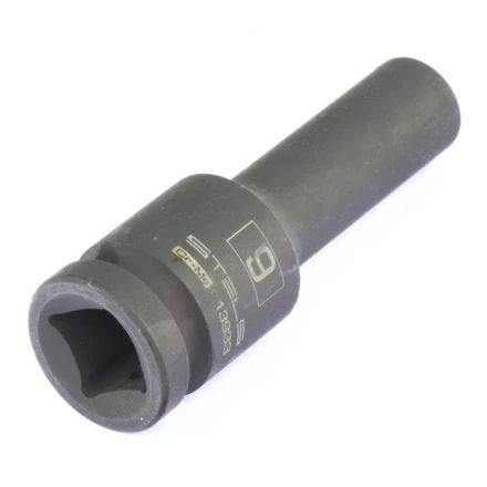 Головка ударная удлиненная шестигранная 9 мм 1/2" CrMo  Stels 13933 купить в Нижневартовске