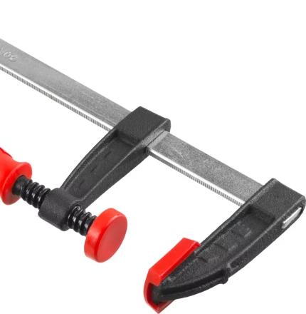 Струбцина ЗУБР "МАСТЕР", тип "F", пластмассовая ручка, стальная закаленная рейка, 50х250мм 32150-050-250 купить в Нижневартовске