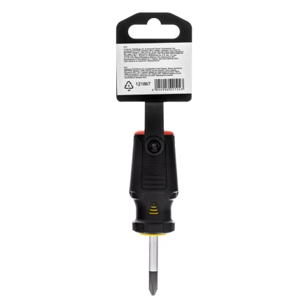Отвертка, PH2х38 мм, S2, 3к рукоятка Denzel 121867 купить в Нижневартовске