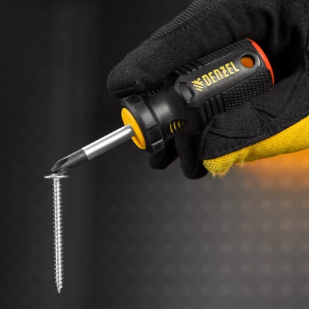 Отвертка, PH2х38 мм, S2, 3к рукоятка Denzel 121867 купить в Нижневартовске