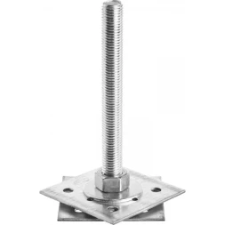 Анкер ЗУБР "МАСТЕР" регулируемый по высоте, 100х200х100мм, М20, 1шт 310265-100-20