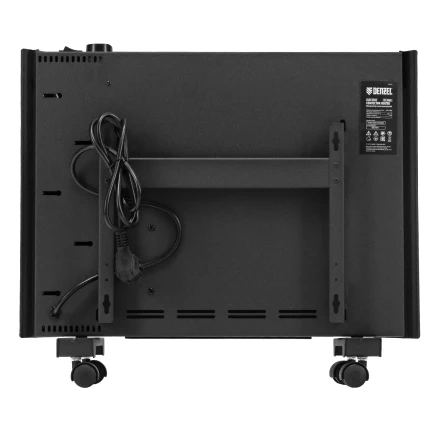 Конвектор электрический Denzel XCE-1000 B, 230 В, 1000 Вт, X-образный нагреватель черный 98127 купить в Нижневартовске