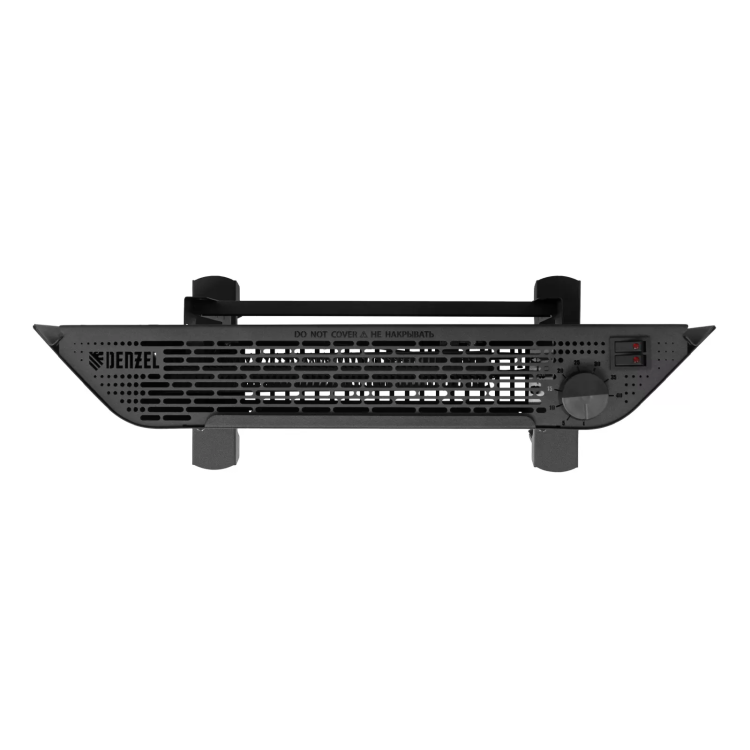 Конвектор электрический Denzel XCE-1000 B, 230 В, 1000 Вт, X-образный нагреватель черный 98127 купить в Нижневартовске