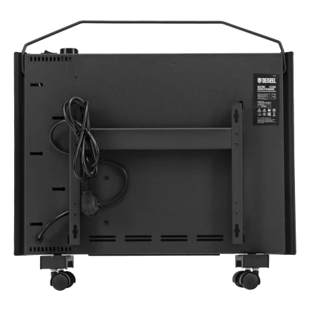 Конвектор электрический Denzel XCE-1000 B, 230 В, 1000 Вт, X-образный нагреватель черный 98127 купить в Нижневартовске