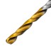Сверло спиральное по металлу 3 x 60 мм, Р6М5, Golden Tip , 2шт. Denzel 718225 купить в Нижневартовске