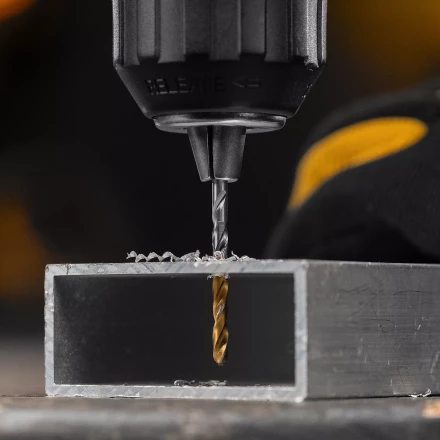 Сверло спиральное по металлу 3 x 60 мм, Р6М5, Golden Tip , 2шт. Denzel 718225 купить в Нижневартовске