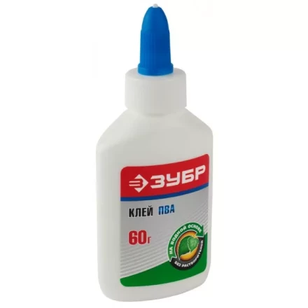 Клей ПВА ЗУБР, на блистере, 60 г 41932 купить в Нижневартовске