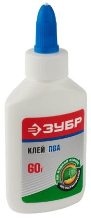 Клей ПВА ЗУБР, на блистере, 60 г 41932 купить в Нижневартовске