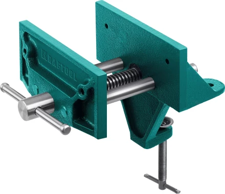 Тиски KRAFTOOL столярные переносные, на струбцине 32720-155 купить в Нижневартовске