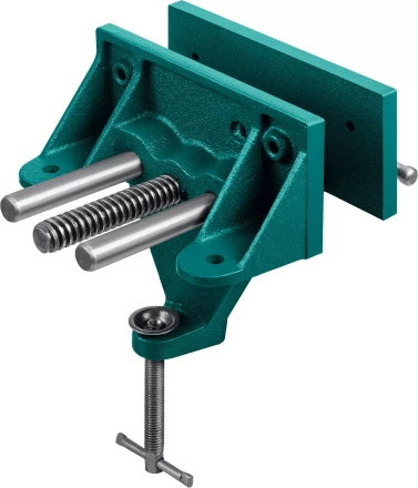 Тиски KRAFTOOL столярные переносные, на струбцине 32720-155 купить в Нижневартовске