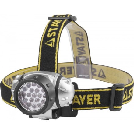 Фонарь STAYER &quot;STANDARD&quot; налобный светодиодный, 19LED, 4 режима, 3ААА 56570 купить в Нижневартовске