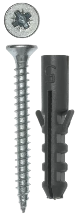 Дюбели ЕВРО с саморезами пакет серия МАСТЕР купить в Нижневартовске