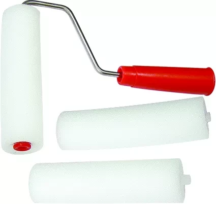 Набор: валик "ПОРОЛОН" с ручкой + 2 шубки 140 мм D валика - 42 мм  Россия 80450 купить в Нижневартовске