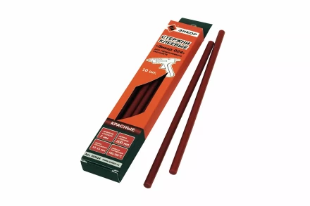 Стержень клеевой 7х200мм ЭНКОР 024 10шт красный 505024 купить в Нижневартовске