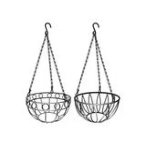 Подвесное кашпо диаметр 26 см высота с цепью и крюком 53,5 см  PALISAD 69015 купить в Нижневартовске