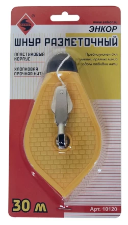 Шнур разметочный пластиковый корпус 30 м 10120 купить в Нижневартовске