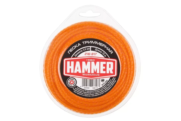 Леска для триммеров HAMMER 216-817 купить в Нижневартовске