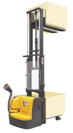 Штабелер самоходный 1,5 т 4,5 м XILIN CDDR15S Li-ion двухуровневый (сопровождаемый) 24/225 В/Ач 1041015 купить в Нижневартовске