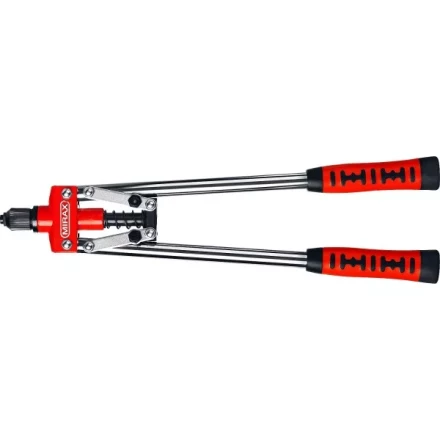 Заклепочник двуручный, MIRAX 31034, для заклёпок d=3,2 / 4,0 / 4,8 мм из алюминия и стали, литой корпус 31034_z01 купить в Нижневартовске