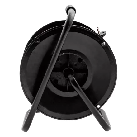 Удлинитель силовой 50 м Сибртех 95855, 10А, тип УХ10, ПВС, на кабельной катушке, 4 розетки без заземления купить в Нижневартовске