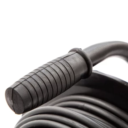 Удлинитель силовой 50 м Сибртех 95855, 10А, тип УХ10, ПВС, на кабельной катушке, 4 розетки без заземления купить в Нижневартовске