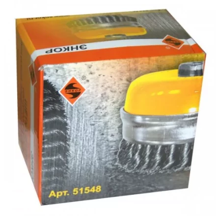 Щетка для УШМ чашечная М14/125 мм, ст.витая 1/20 51548 купить в Нижневартовске