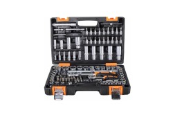 Набор инструментов, 1/2", 1/4", CrV, в кейсе 108 предметов Вихрь 73/6/7/8