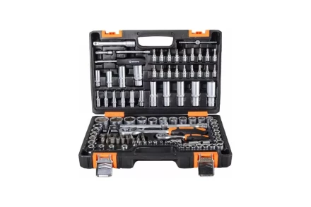 Набор инструментов, 1/2", 1/4", CrV, в кейсе 108 предметов Вихрь 73/6/7/8 купить в Нижневартовске