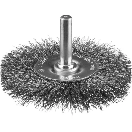 ЗУБР "ПРОФЕССИОНАЛ". Щетка дисковая для дрели, витая стальная проволока 0,3мм, 63мм 35198-063_z02 купить в Нижневартовске