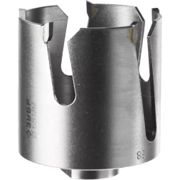 Коронка ЗУБР &quot;ПРОФИ&quot; &quot;ПРОУНИВЕРСАЛ&quot;, твердосплав резцы, бетон, кирпич, керам, цв мет, гипсокарт, пласт, дерево, d=68мм 29514-68