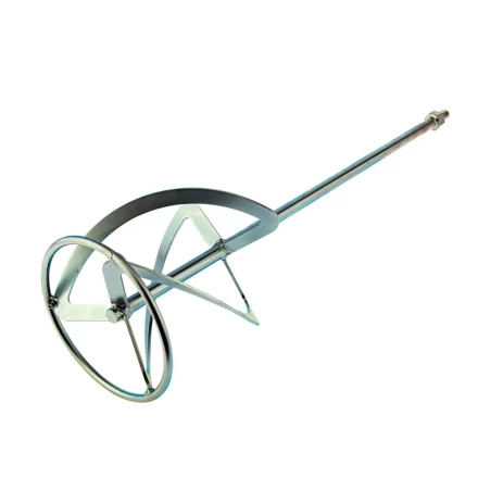 Насадка для миксера, для тяжелых растворов Сибртех, 160 х 590 мм, оцинкованная, хвостовик резьба М14, 848967 купить в Нижневартовске