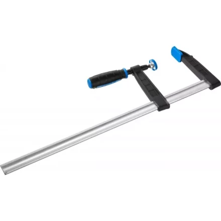 Струбцина ЗУБР "ПРОФЕССИОНАЛ", тип "F", двухкомпонентная ручка, стальная закаленная рейка, 120х500мм 32155-120-500 купить в Нижневартовске