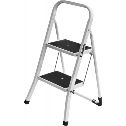 Лестница-стремянка СИБИН стальная c широкими ступенями, 2 ступени 38807-02 купить в Нижневартовске