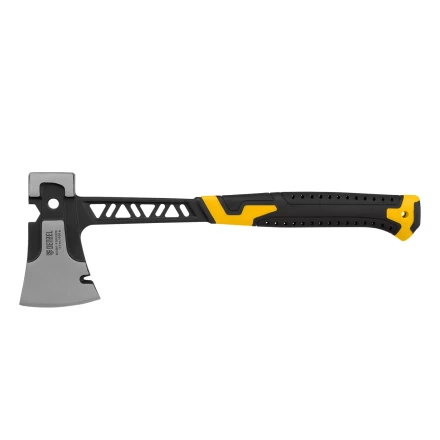 Топор цельнокованый 600 г Denzel 21499, двухкомпонентная обрезиненная рукоятка купить в Нижневартовске