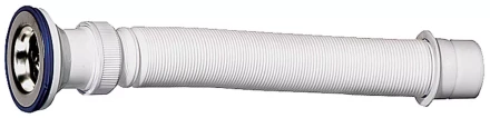 Сифон ЗУБР "ЭКСПЕРТ" гофрированный для моек и раковин, выпуск - нержавеющая чашка, 1,2м 51833-12 купить в Нижневартовске