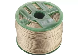 Трос металлополимерный прозрачный ПР-6.0 6,0 мм толщина катушка 150 метров СИБРТЕХ 47640