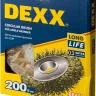 DEXX. Щетка дисковая для УШМ, витая стальная латунированная проволока 0,3мм, 200ммх22мм 35101-200 купить в Нижневартовске